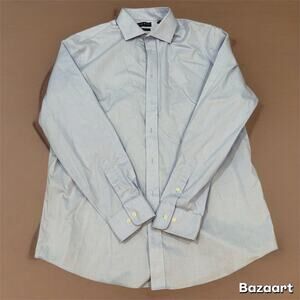 Lauren Ralph Lauren Black Label Button Up Dress Shirt Mens 17, 36/37 Tall Fit